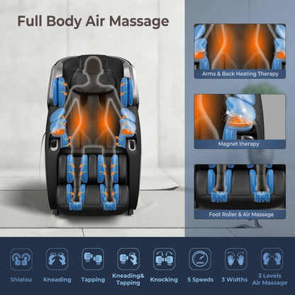 THERAPY 08-Full Body Massage Chair Heat therapy, hand, back, foot targeted massage