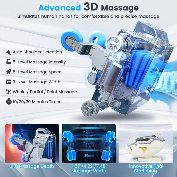 THERAPY 36 - 3D Full Body Therapy Massage Chair, Sleep & Relaxation Massage Programs