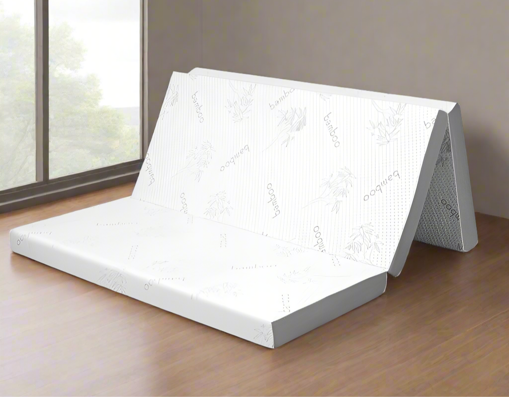 4 Inch Tri-fold Cool Gel Memory Foam Mattress