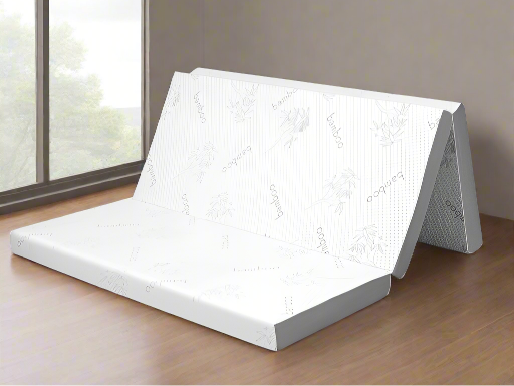 4 Inch Tri-fold Cool Gel Memory Foam Mattress